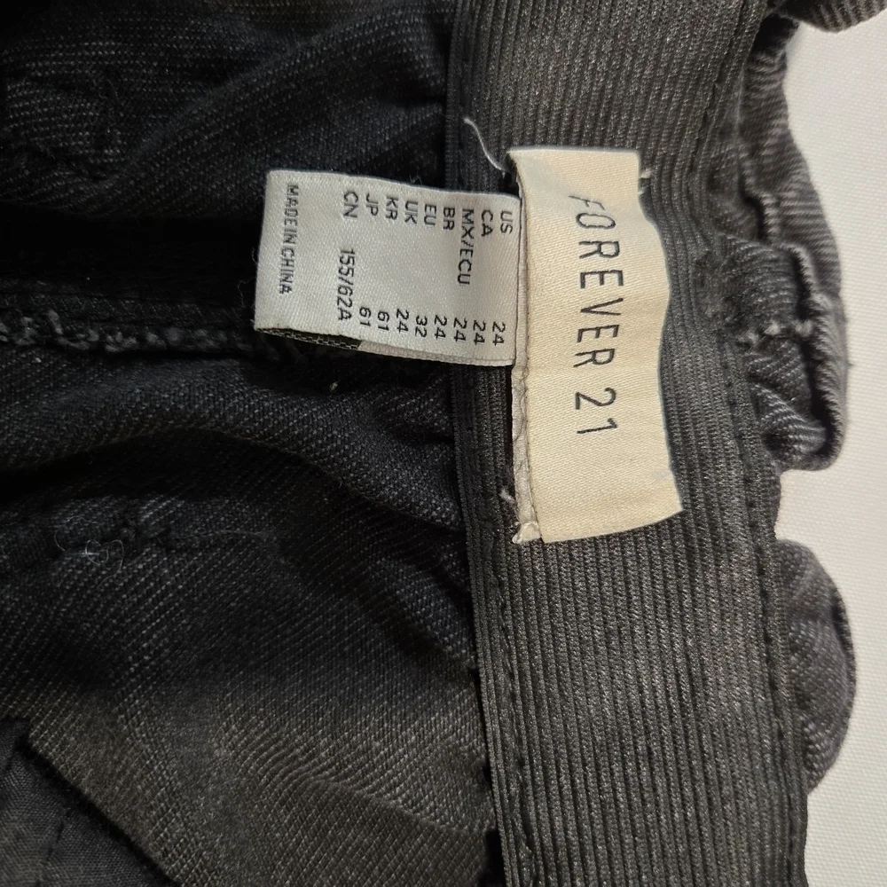 Forever 21 Charcoal Denim Shorts (New)